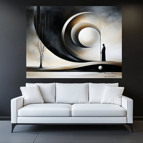 Matted Print Direct From Artist  Abstract 10 - Picture 2 of 4